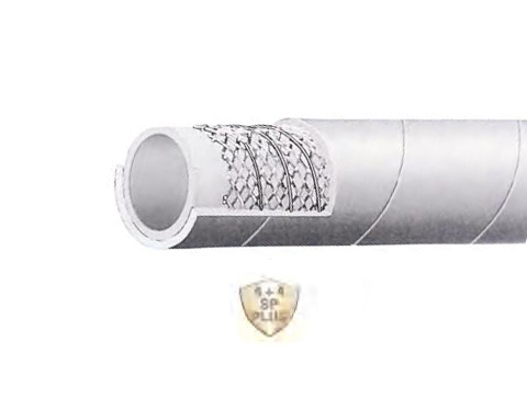 White Food S&D Hose(liquid, fatty, oily food and alcoholic beverage suction and discharge) 150PSI