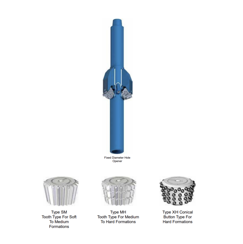 Fixed Diameter Hole Opener