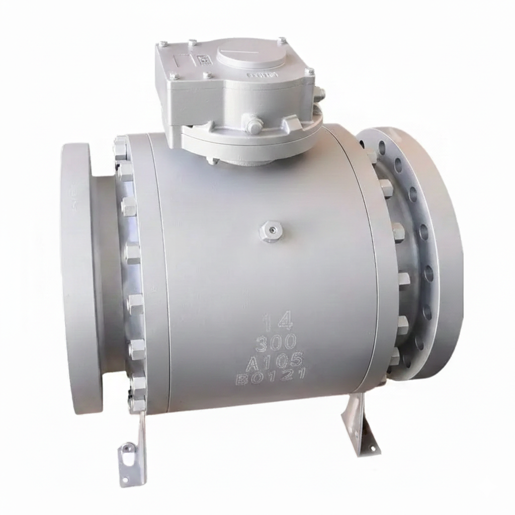 ASTM A105 Trunnion Mounted Ball Valve