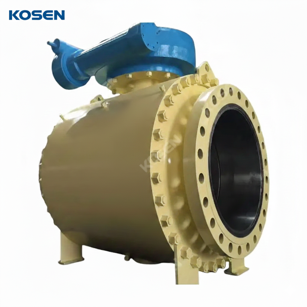 Side Entry Trunnion Mounted Ball Valve