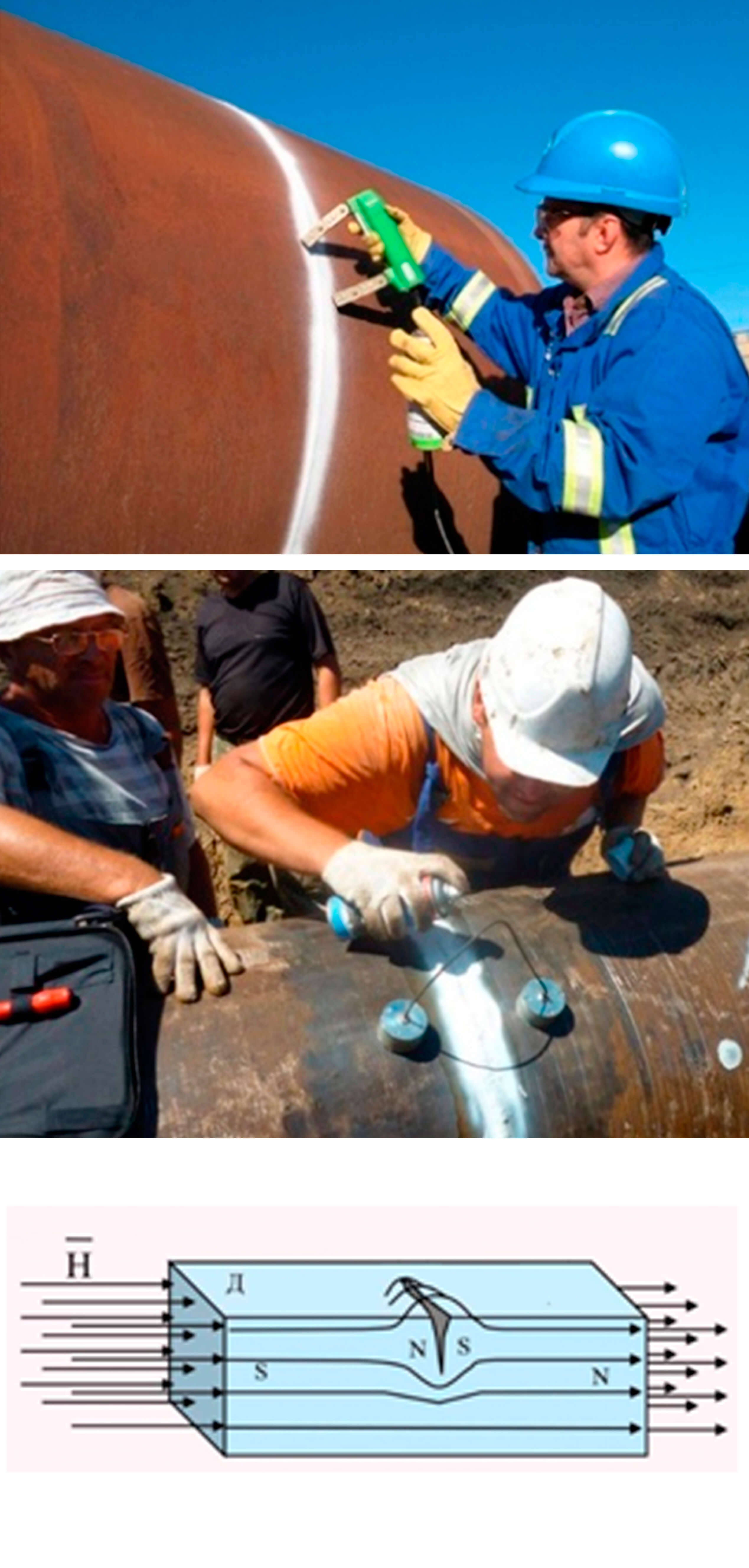 Magnetic particle testing